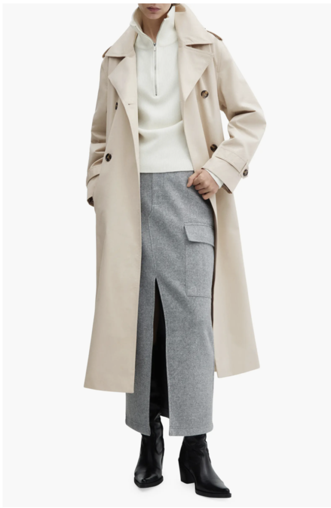 Beige Trench Coat